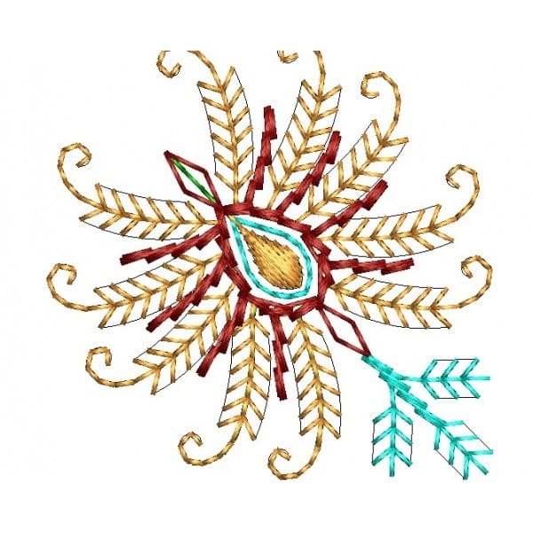 335 Free Hand Embroidery Flower Designs and Ideas 34