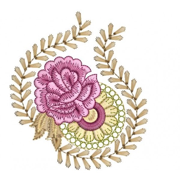 335 Free Hand Embroidery Flower Designs and Ideas 35
