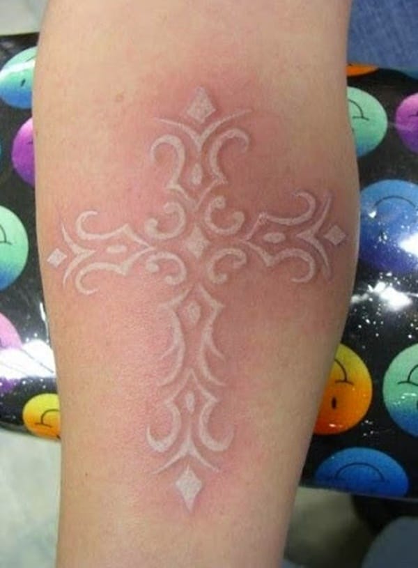 40 Unique yet Attractive Best White Ink Tattoo Designs 31