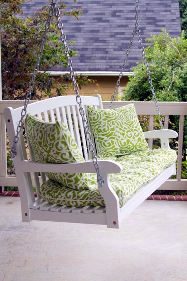 Beautiful Porch Swing Home Installation (2)