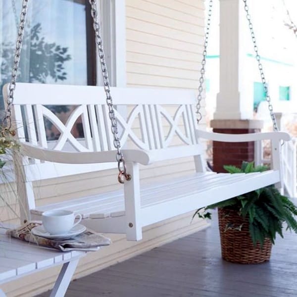 Beautiful Porch Swing Home Installation (3)