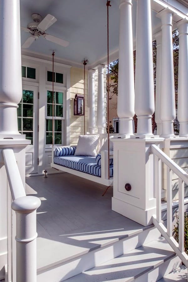 Beautiful Porch Swing Home Installation (4)