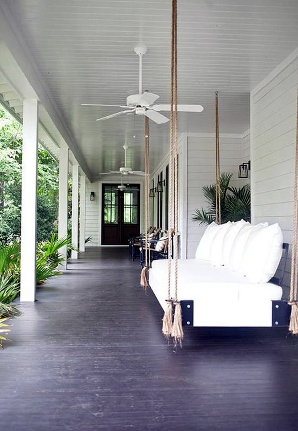 Beautiful Porch Swing Home Installation (7)