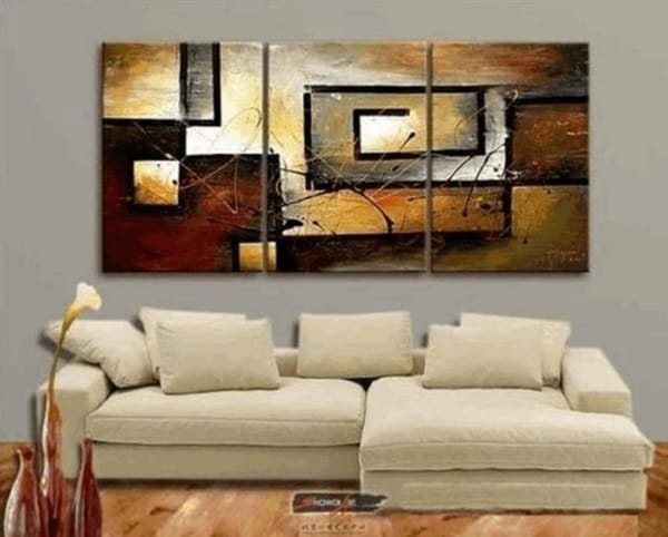 25 Easy Three Piece Painting Ideas 24