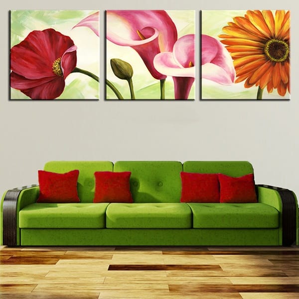 25 Easy Wall Art Three Piece Painting Ideas Hobby Lesson