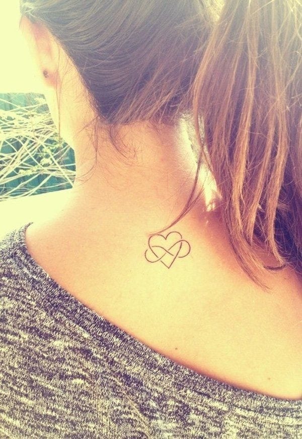 35 Cute and Small Heart Tattoo Designs 10