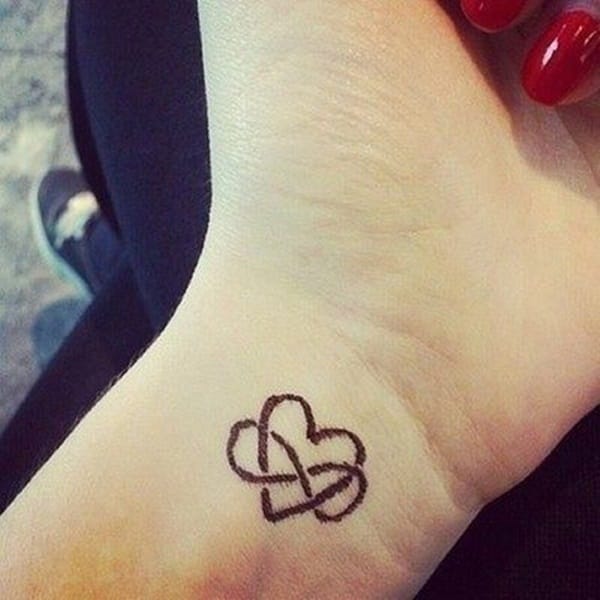 pretty heart tattoos