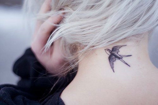 35 Most Attractive Ideas about Back Neck Tattoos for Woman 14