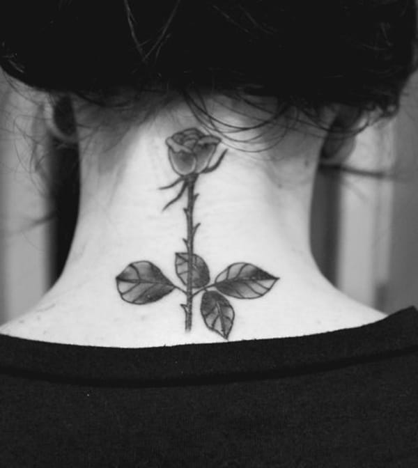 35 Most Attractive Ideas about Back Neck Tattoos for Woman 15