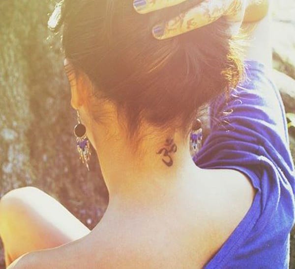 35 Most Attractive Ideas about Back Neck Tattoos for Woman 17