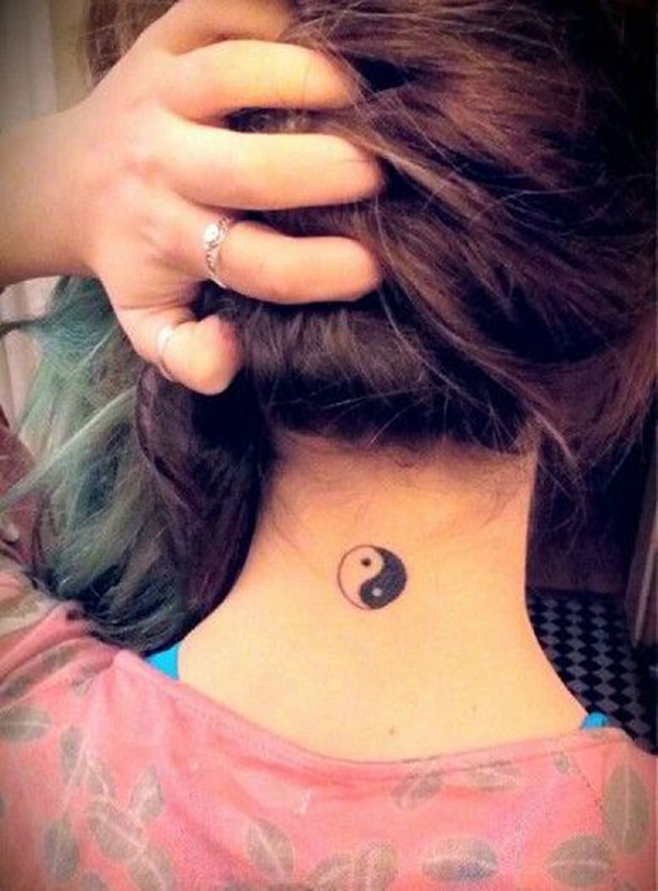 35 Most Attractive Ideas about Back Neck Tattoos for Woman 18