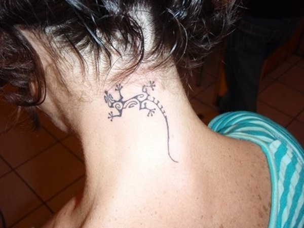 35 Most Attractive Ideas about Back Neck Tattoos for Woman 26