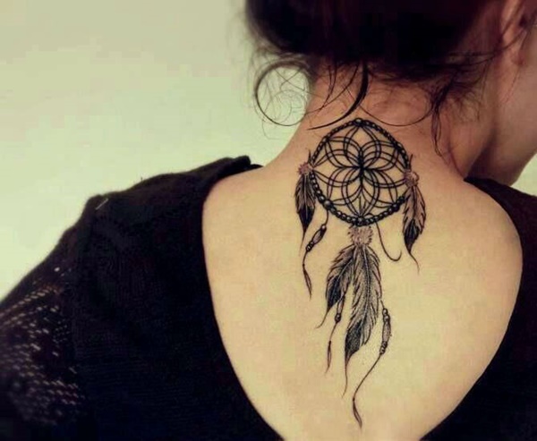 35 Most Attractive Ideas about Back Neck Tattoos for Woman 3