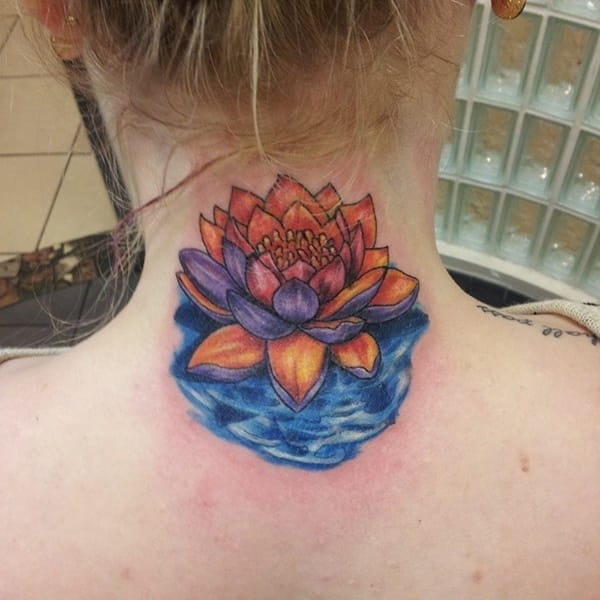 35 Most Attractive Ideas about Back Neck Tattoos for Woman 33