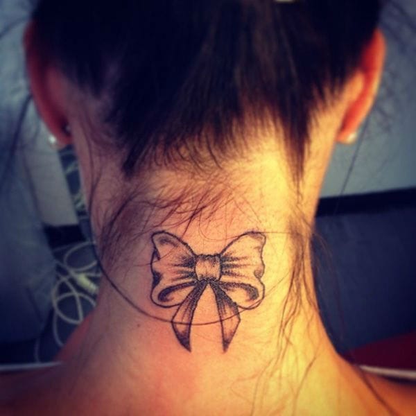 35 Most Attractive Ideas about Back Neck Tattoos for Woman 5