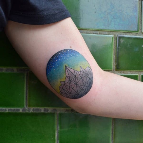 40 Cute Mountain Tattoo Designs 1