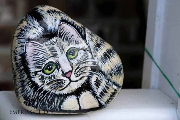 40 Cute Pictures of Animals Painted on Rocks 38