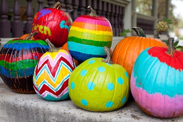 40 Cute and Easy Pumpkin Painting Ideas 15