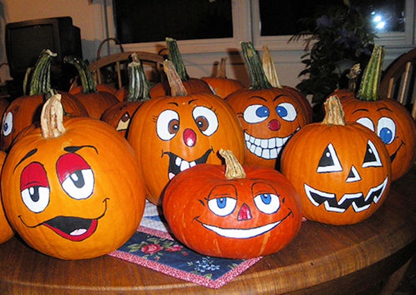 40 Cute and Easy Pumpkin Painting Ideas 7