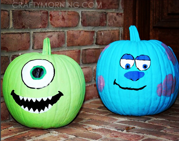 40 Cute and Easy Pumpkin Painting Ideas 8