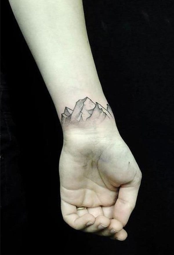 40 Cute Mountain Tattoo Designs 21