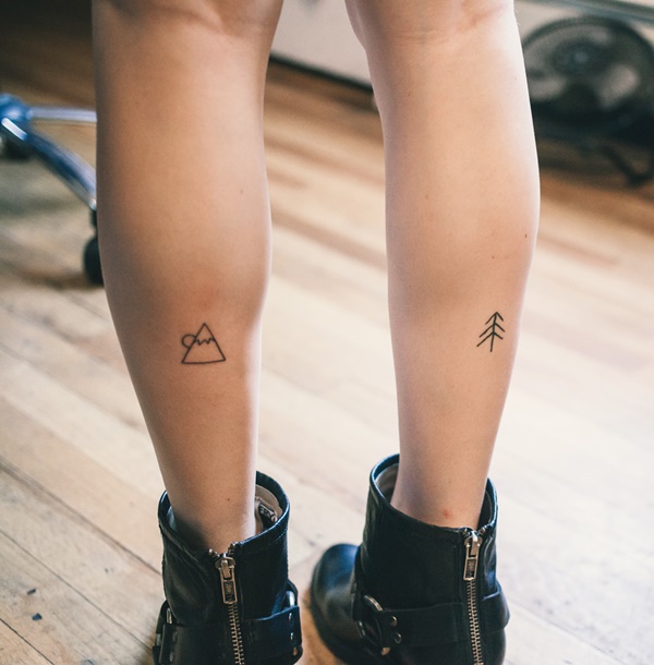 40 Cute Mountain Tattoo Designs 28