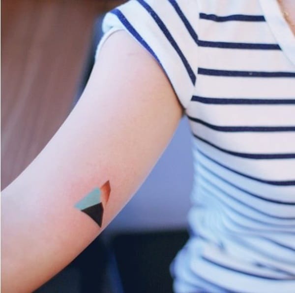 40 Cute Mountain Tattoo Designs 31