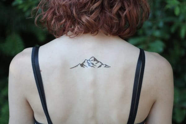 40 Cute Mountain Tattoo Designs 39