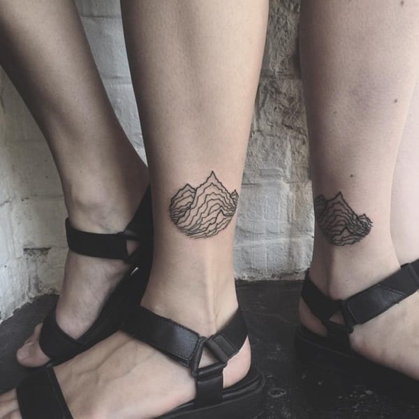 40 Cute Mountain Tattoo Designs 9