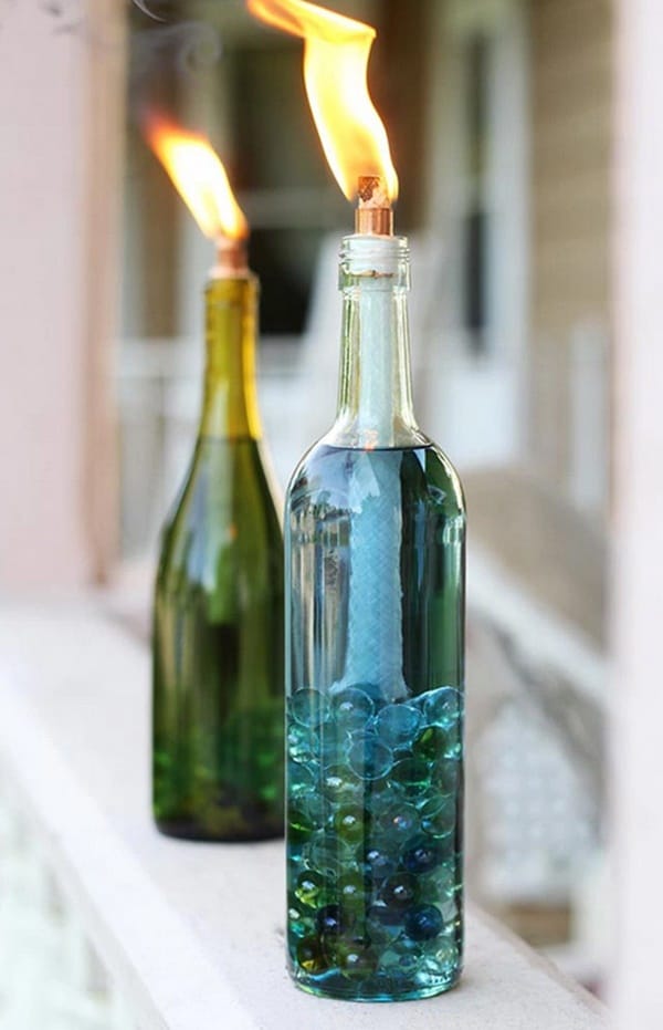 wine bottle decoration bottles decor glass empty diy outdoor decorations ways gift using idea centerpieces creative outside different simple unique