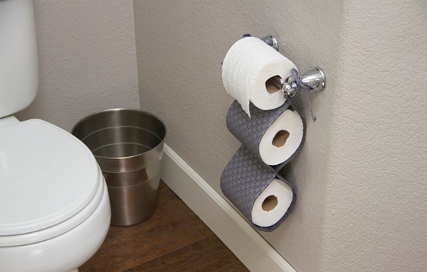 amazing ideas of DIY toilet paper holder 19c