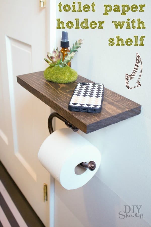 amazing ideas of DIY toilet paper holder 23c