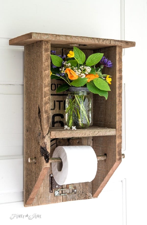 amazing ideas of DIY toilet paper holder 3