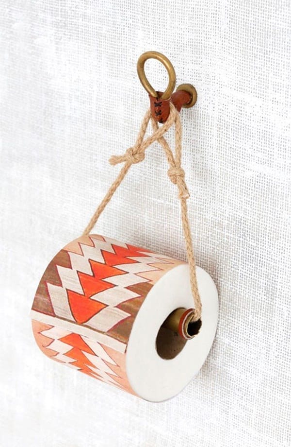 amazing ideas of DIY toilet paper holder 6