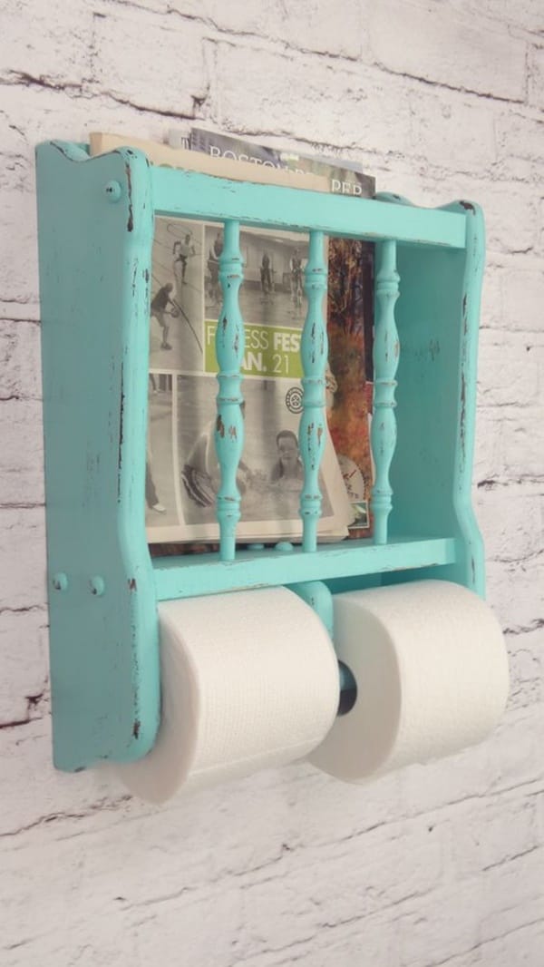 amazing ideas of DIY toilet paper holder 7