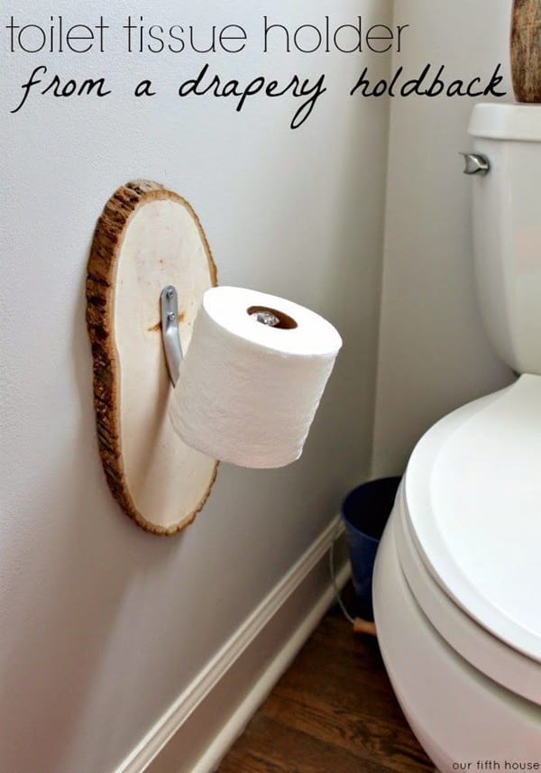 amazing ideas of DIY toilet paper holder 9