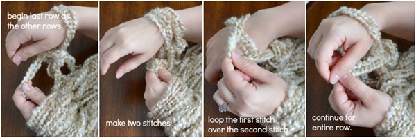 how to arm knit a blanket within an hour 6