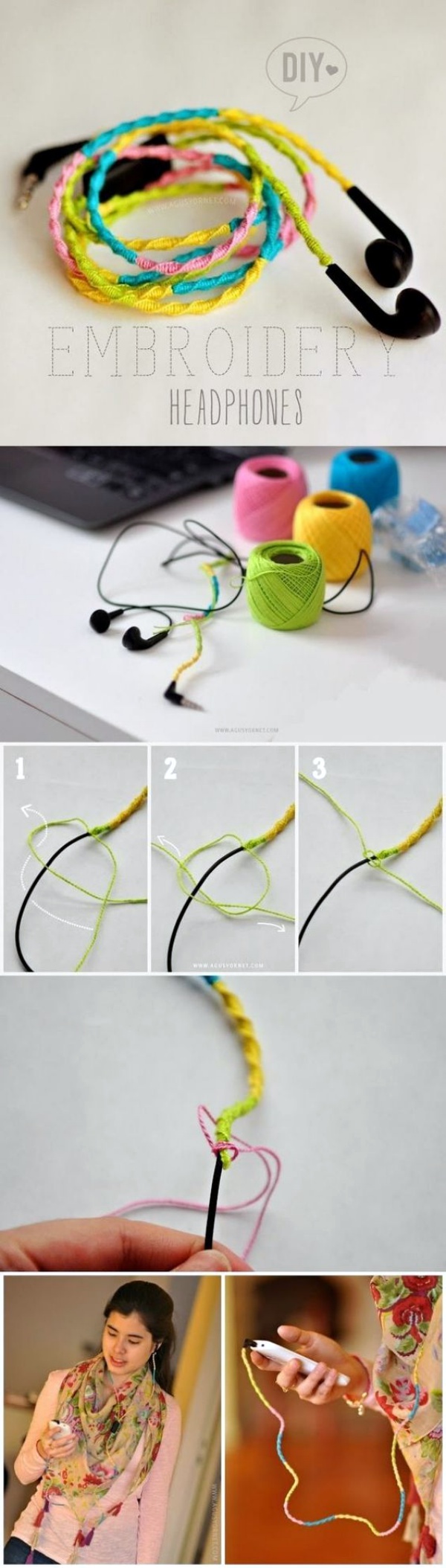 How to make your own Colorful Earphones00015
