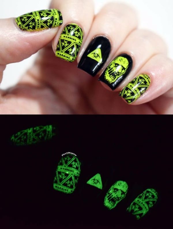 Scary Zombie Nail Art To Try On This Halloween00005