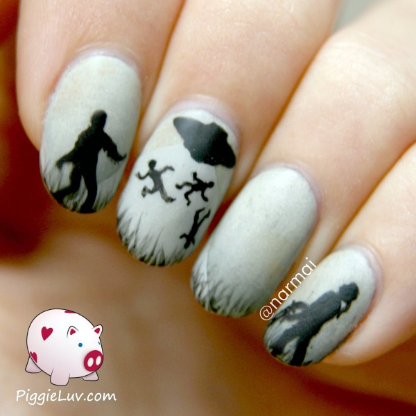 Scary Zombie Nail Art To Try On This Halloween00009