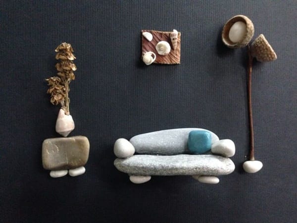 Rock-and-Pebble-Art-Examples