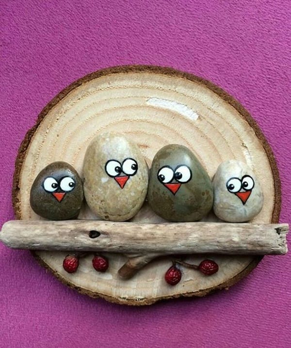 Rock-and-Pebble-Art-Examples