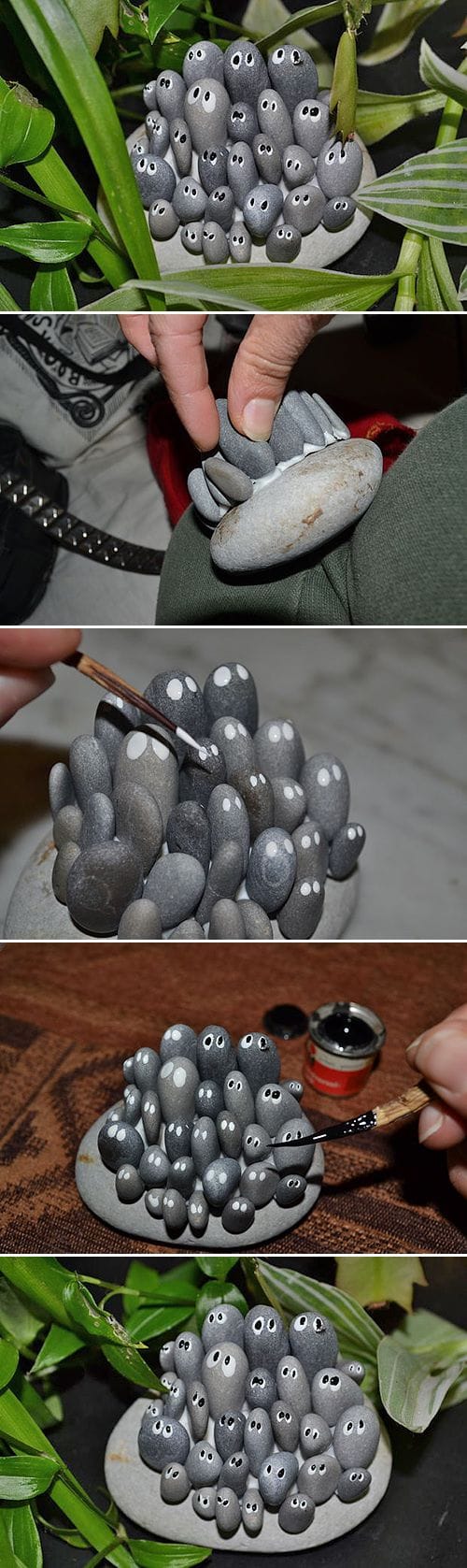 Rock-and-Pebble-Art-Examples