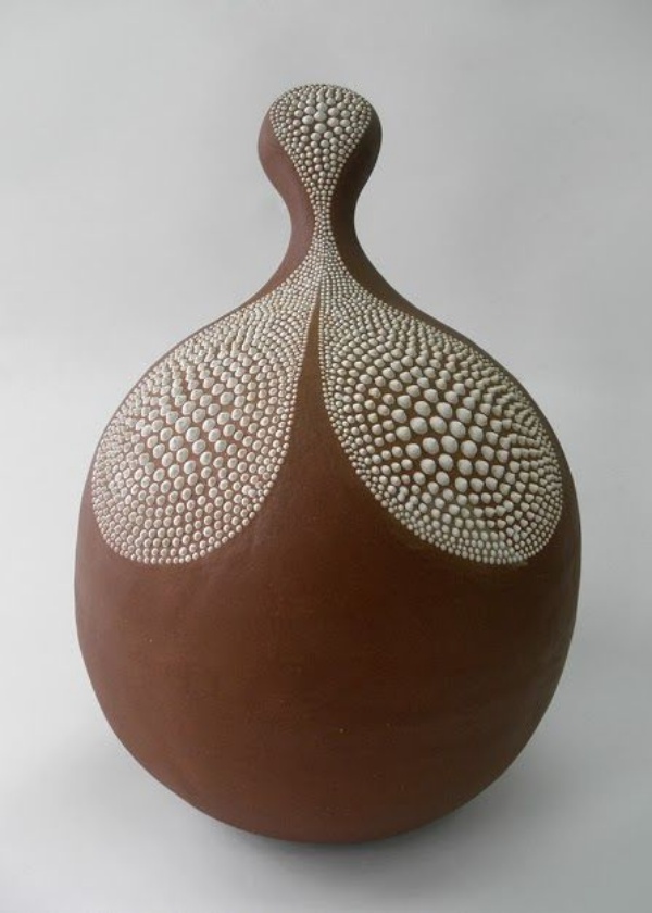 Handmade Large/Small Ceramic Dotted Pots