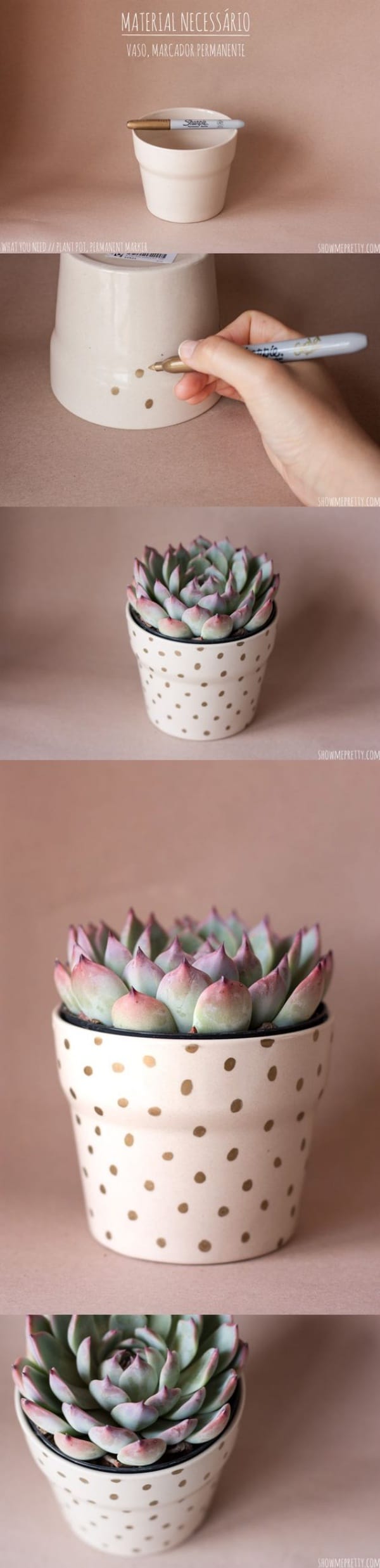 Handmade Large/Small Ceramic Dotted Pots