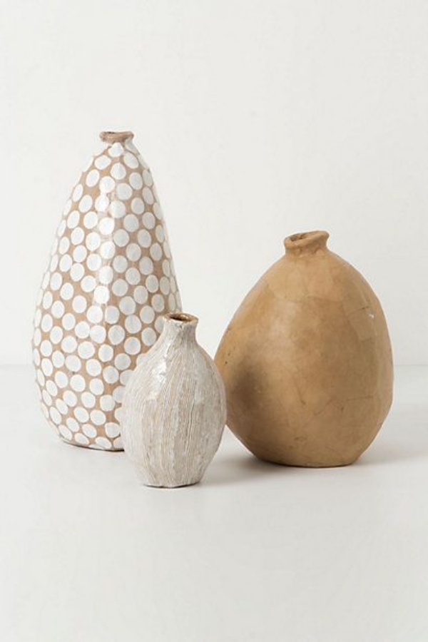 Handmade Large/Small Ceramic Dotted Pots