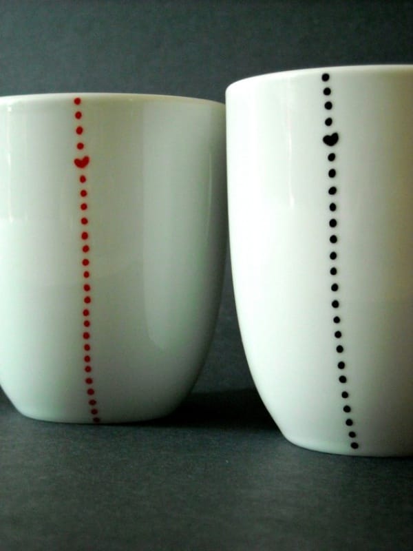 Handmade Large/Small Ceramic Dotted Pots