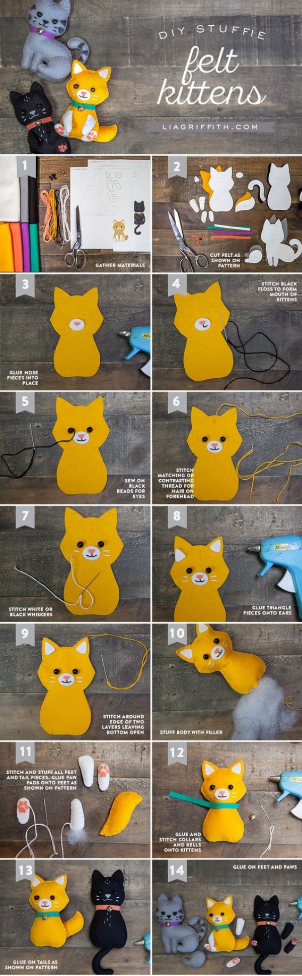 Tutorials to Make Cute Small Stuffed Animals