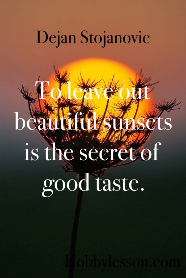 Inspirational Sunset Quotes