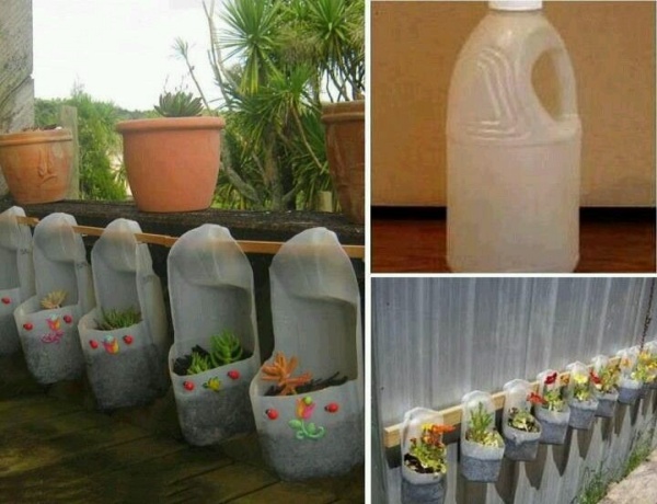 Plastic Bottle Planter ideas